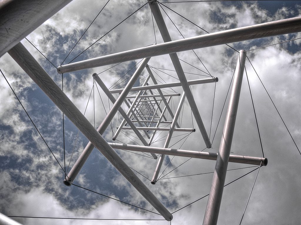 kenneth snelson's “needle tower”